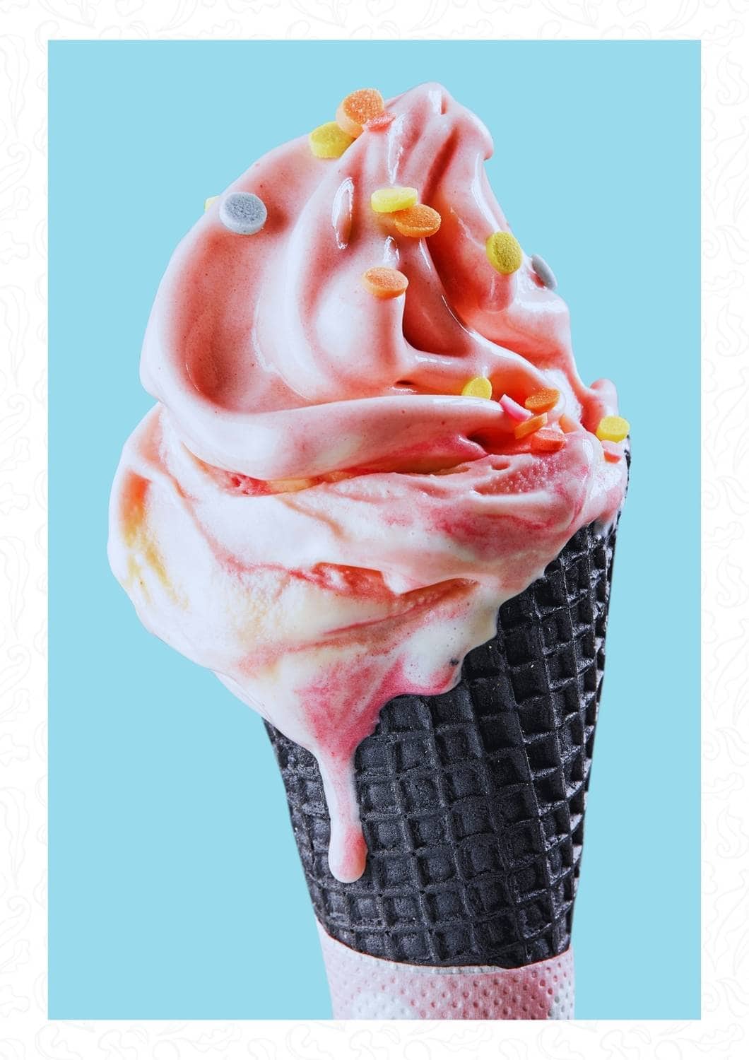 Soft-serve gelato italia pink di laboratorium Yogyakarta — harga kursus gelato La Gelato Academy