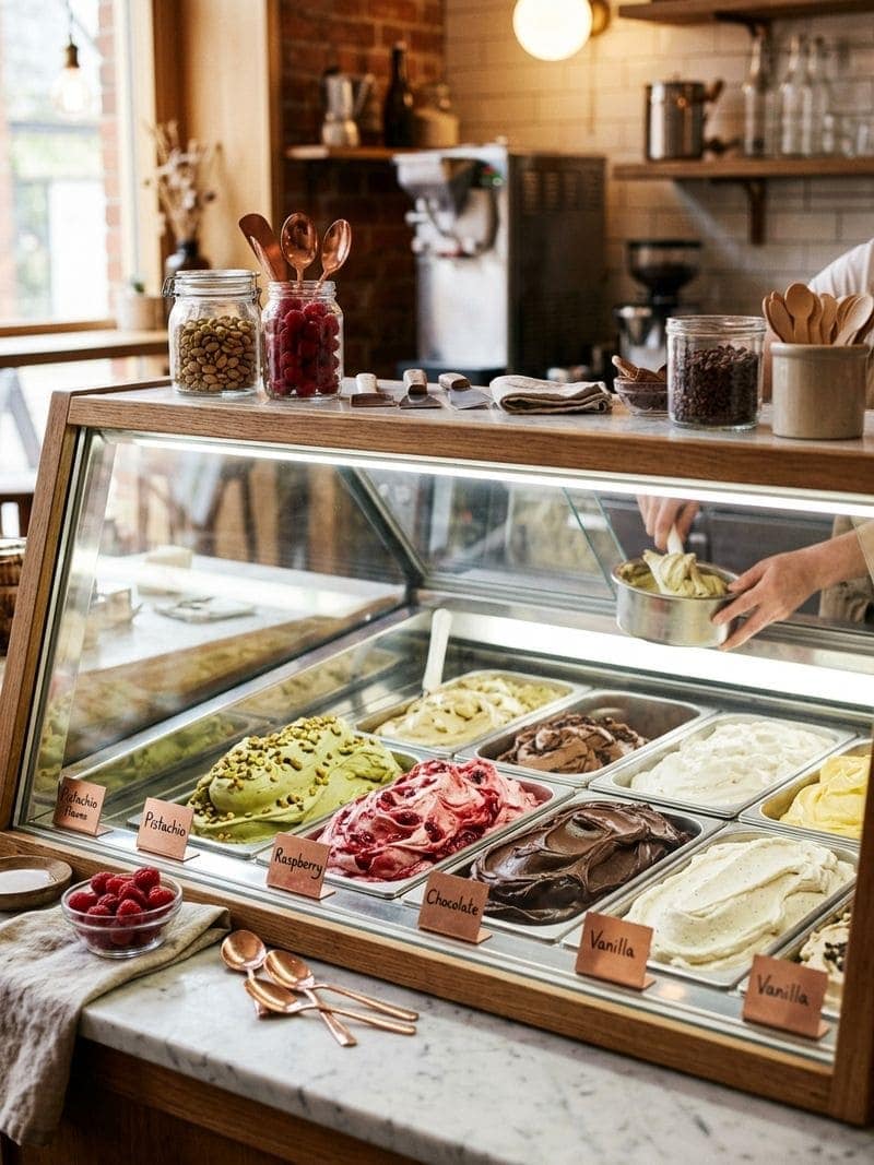 Complete ice cream gelato machine package La Gelato Academy for Indonesian business