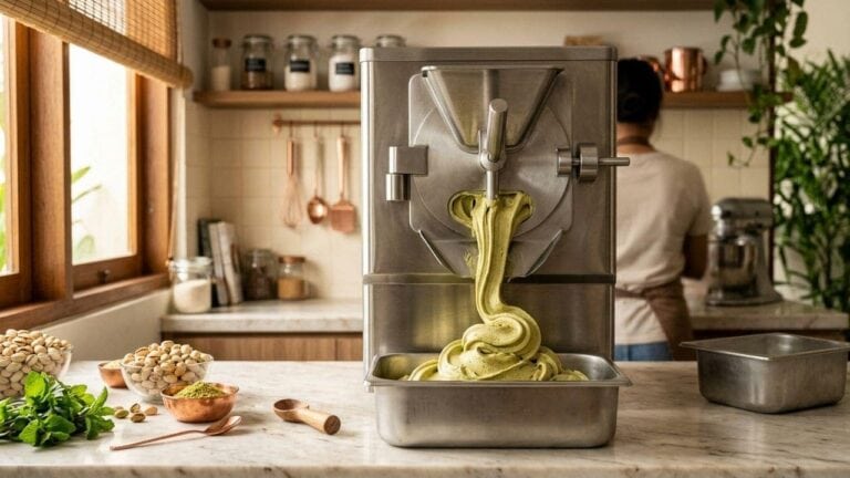 Ice cream machine batch freezer 5L for artisan gelato business in Indonesia