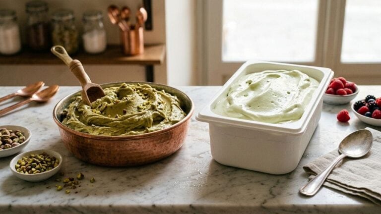 Différence gelato et glace — texture, goût et coût : gelato artisanal cold process La Gelato Academy