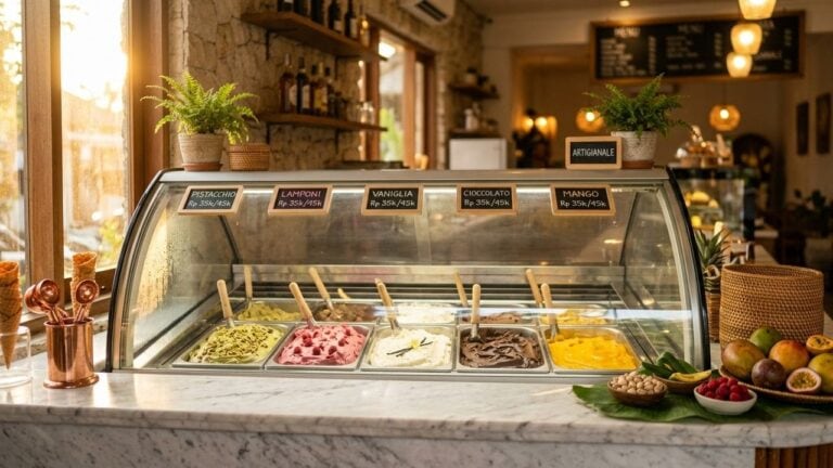 commerce de glace en indonésie : choix de machine locale et cap vers le gelato italien premium