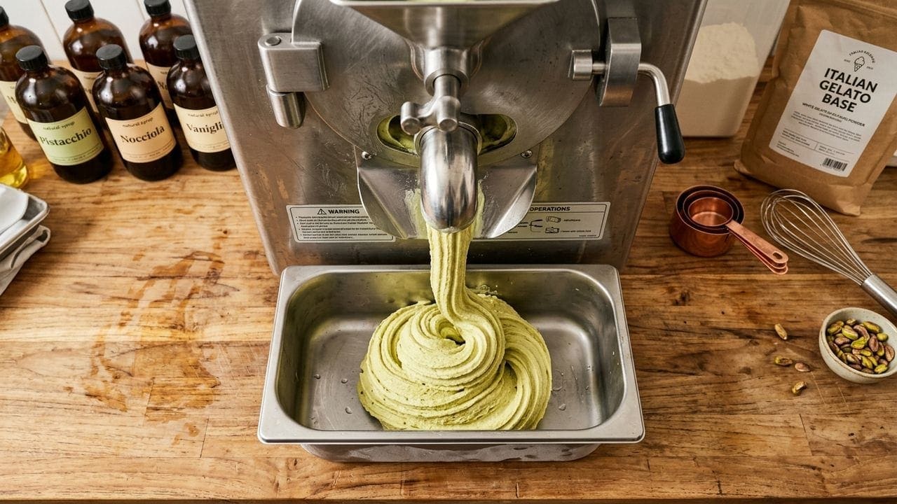 batch freezer local la gelato pour commerce de glace premium en indonésie