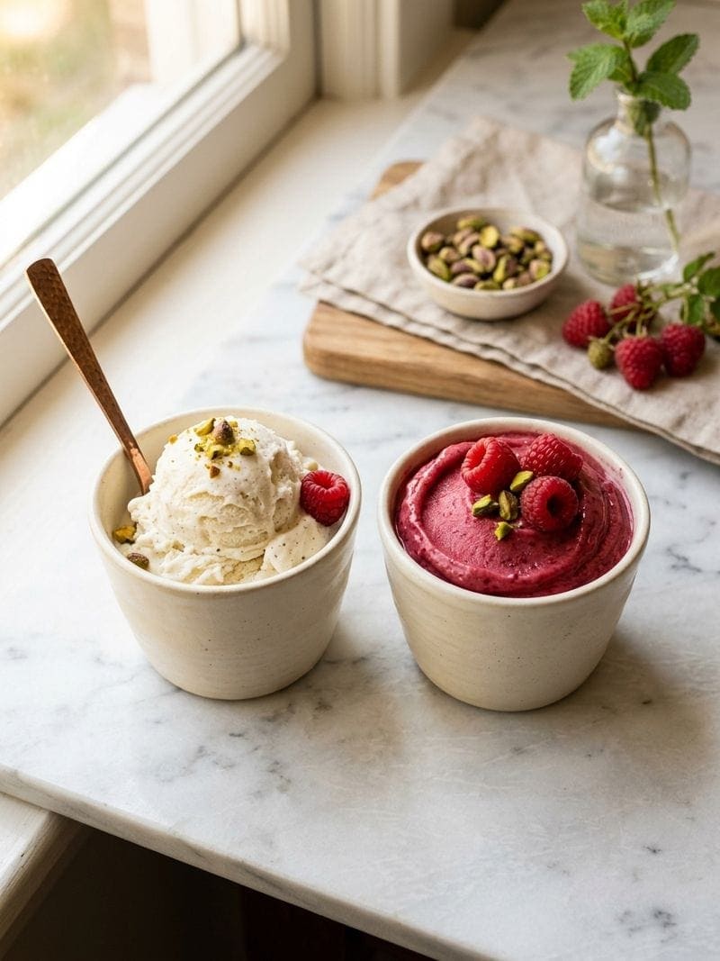 comparison homemade ice cream without mixer vs italian gelato cold process La Gelato Academy